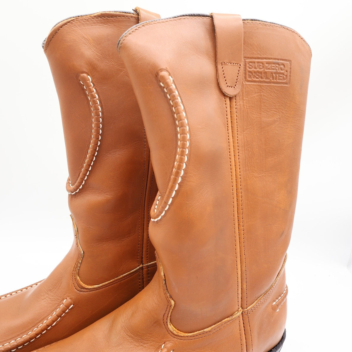 Double-H 90s Vintage Sub Zero Insulated Boots Mens 9 EE Brown Leather NEW