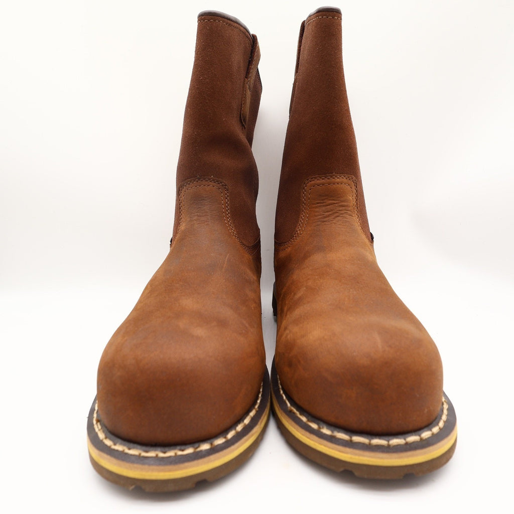 Carhartt Nano Composite Toe Work Boots Mens 10.5W Brown Leather Waterproof NEW