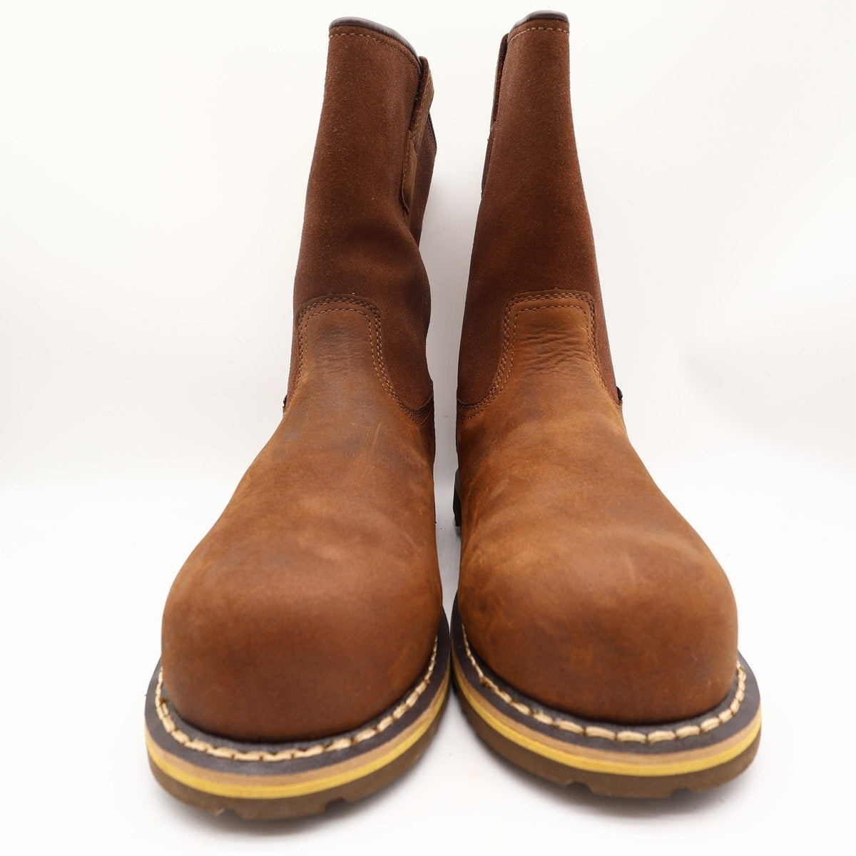 Carhartt Nano Composite Toe Work Boots Mens 10.5W Brown Leather Waterproof NEW