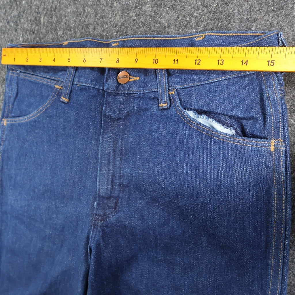 Maverick Vintage 70s Flare Jeans Mens 32XL Blue Cotton USA Made NOS NWT