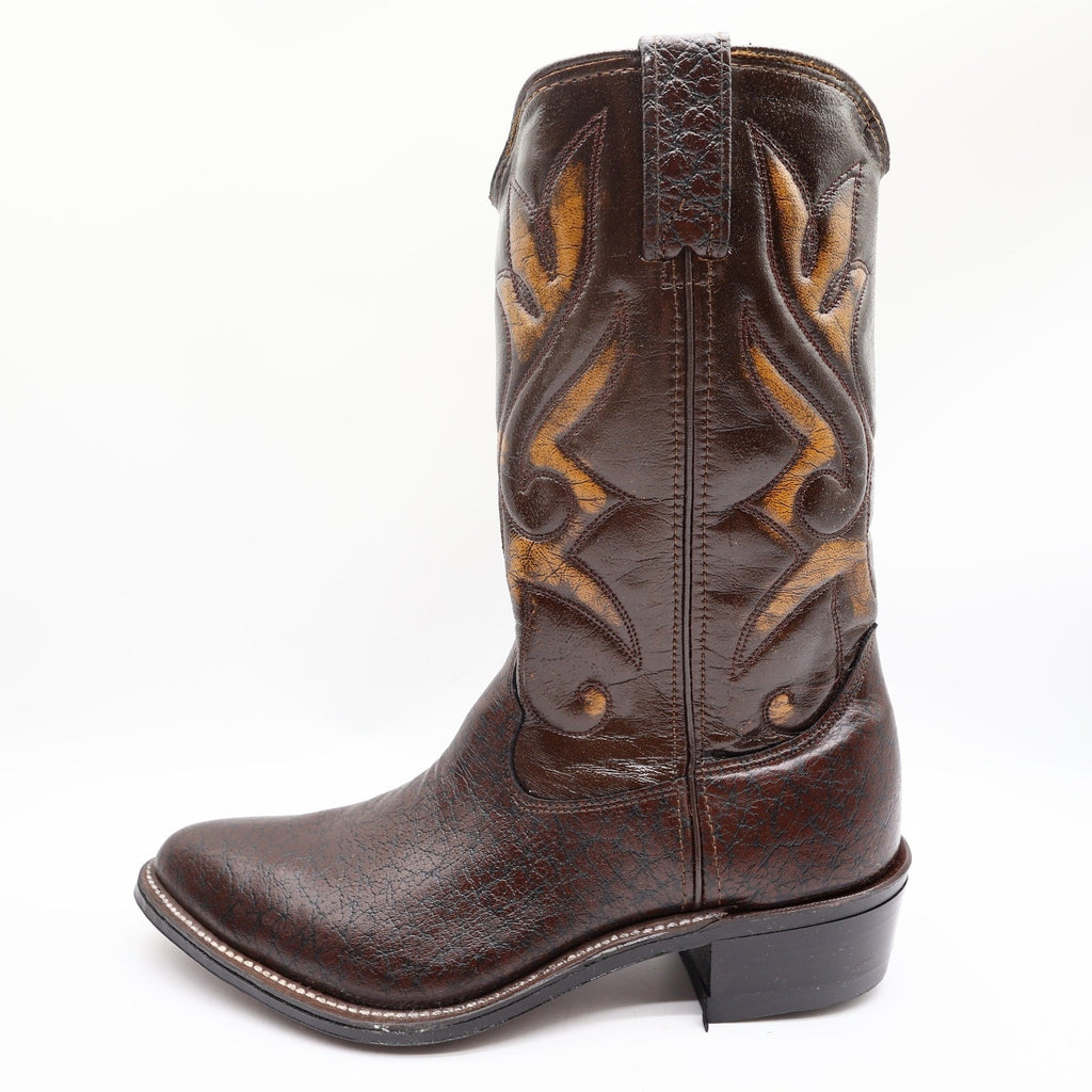 Double H 1927 Cowboy Boots Mens 11 D Brown Leather Western Deadstock NEW