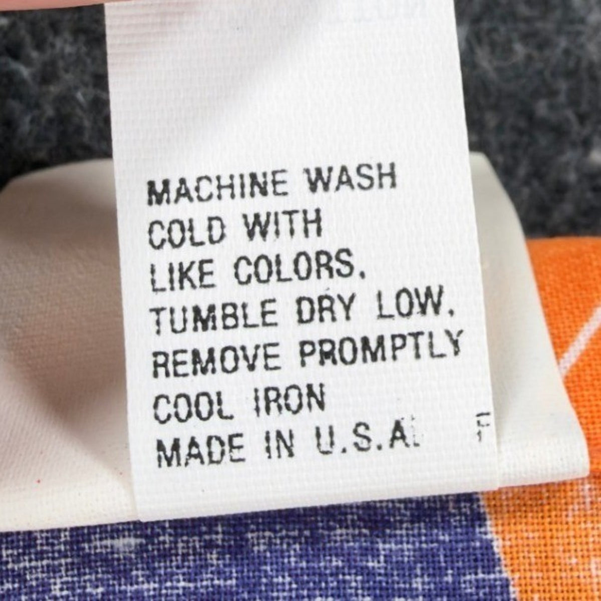 Wrangler Vintage 80s Coolers Shirt Mens XL Orange Cotton Geometric Deadstock NWT - take2supply