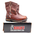 Rocky IronClad 5685 10-Inch Waterproof Pull-On Work Boots Men's 13M Brown NWT
