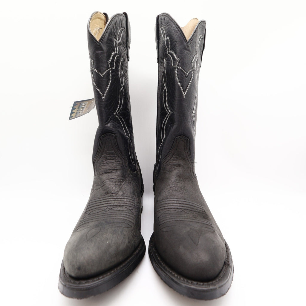 Double-H 3294 Western Boots Mens 9.5 EE Black Leather NWT Made in USA