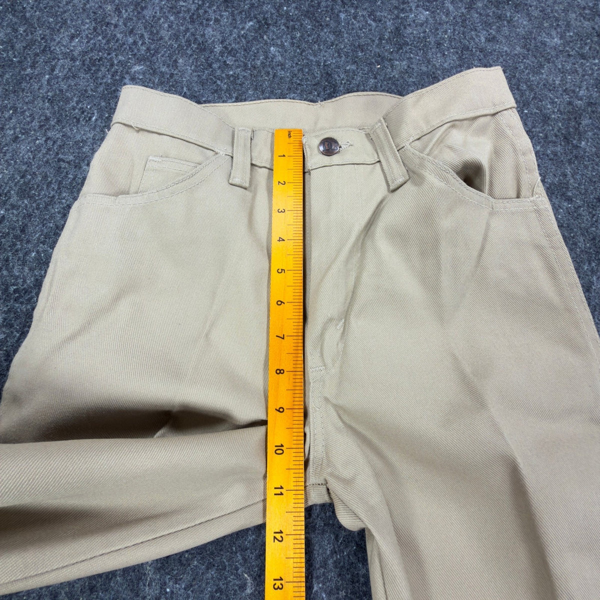 Dee Cee Vintage 70s Work Pants Mens 28x32 Tan Cotton Blend NEW Made in USA