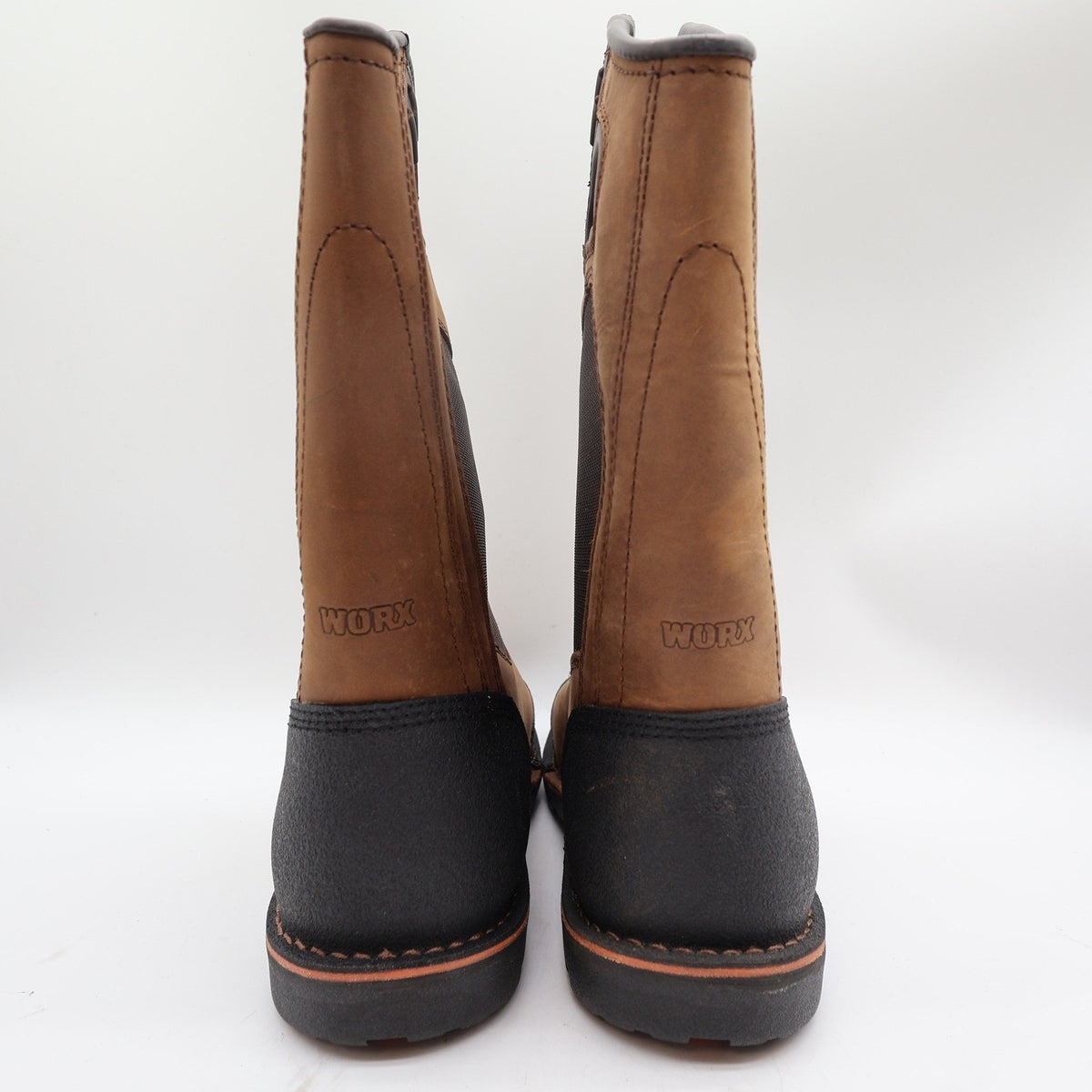 Worx by Red Wing 5715 Steel Toe Boots Mens 8 Brown Leather New In Box - take2supply