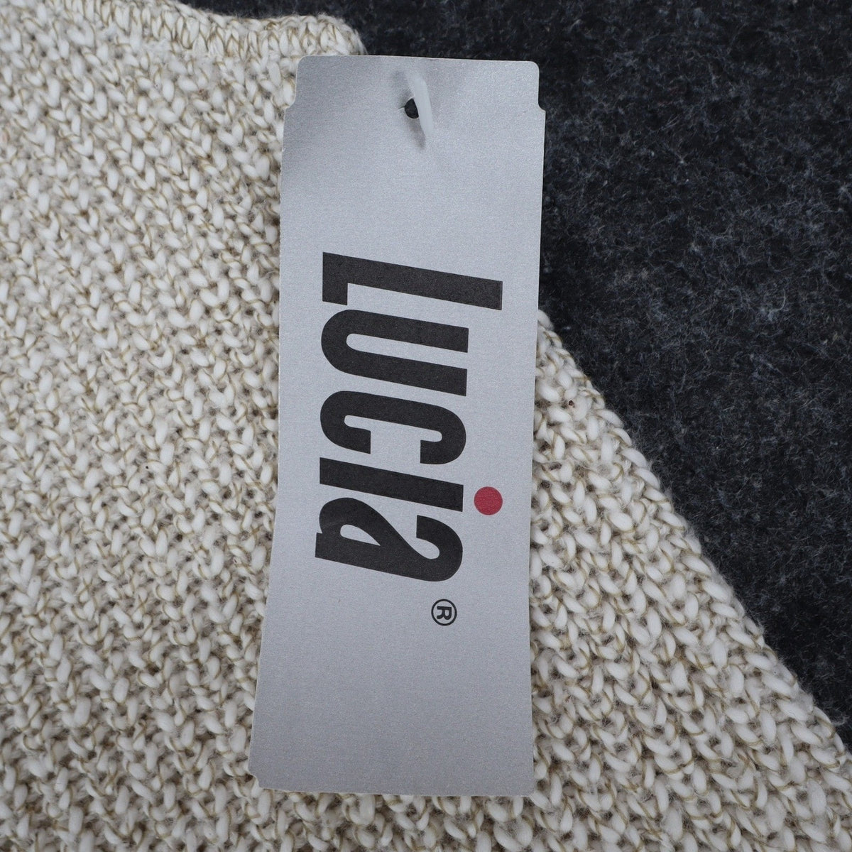 Lucia Sweater Vest Womens Large Vintage 90s Cream Cotton Knit Button Front USA