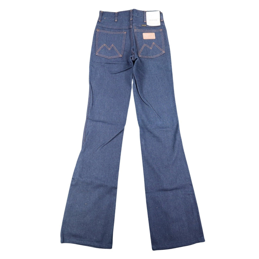 Maverick Jeans Boys 27x34 Vintage 70s Dark Wash Denim Straight Leg Made in USA - take2supply