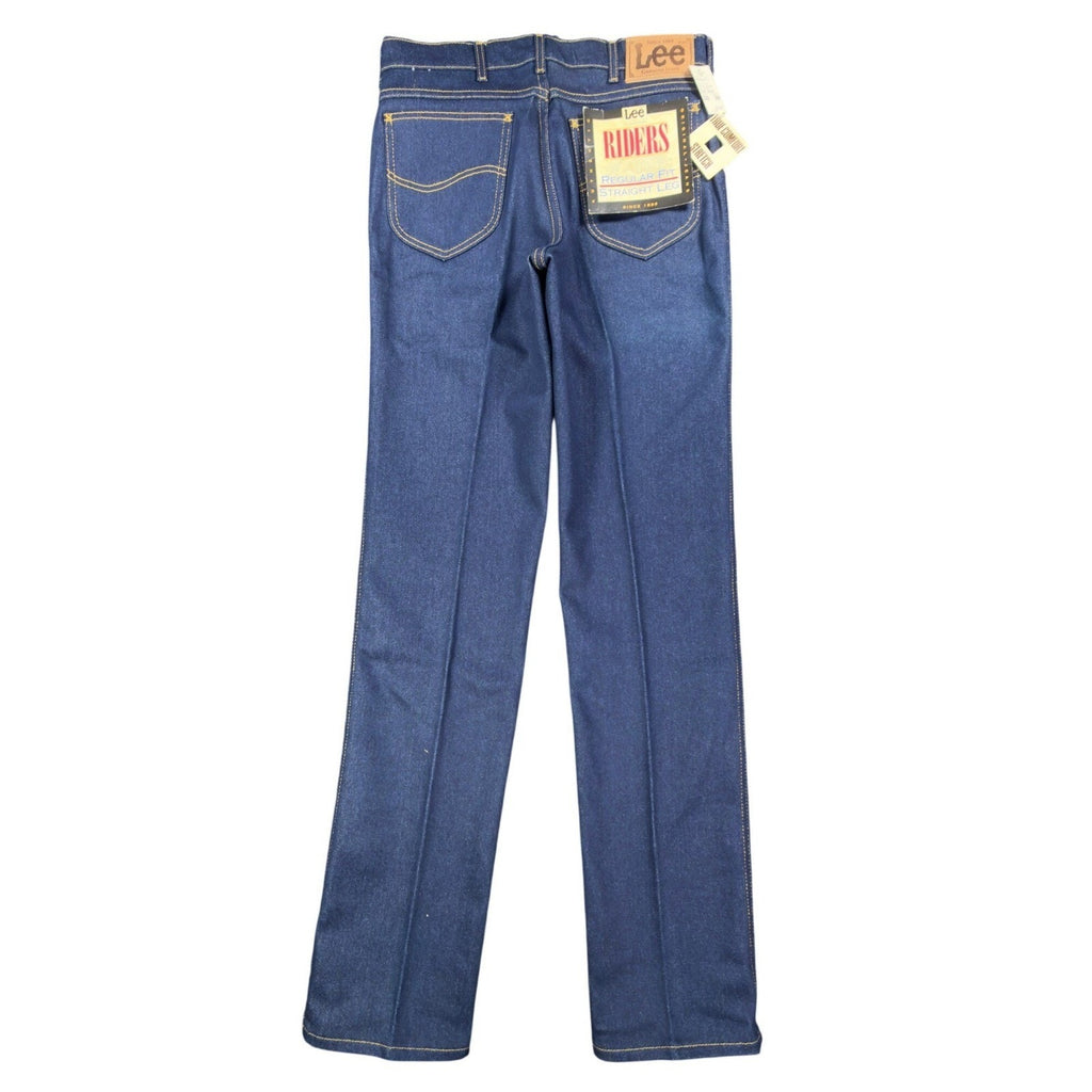 Lee Vintage 90s Riders Straight Leg Jeans Mens 33x36 Dark Indigo NWT Made in USA