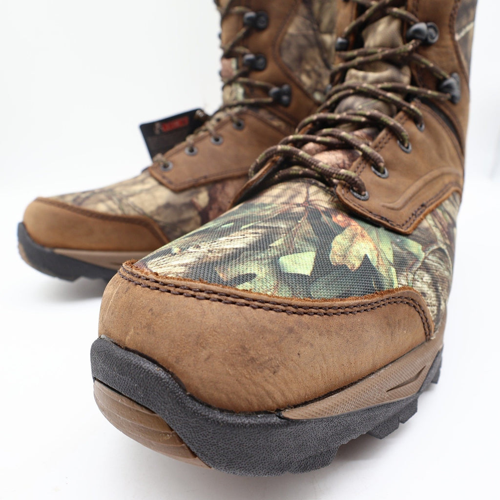 Rocky Retraction Hunting Boots Mens 11M Brown Camo Leather Waterproof New