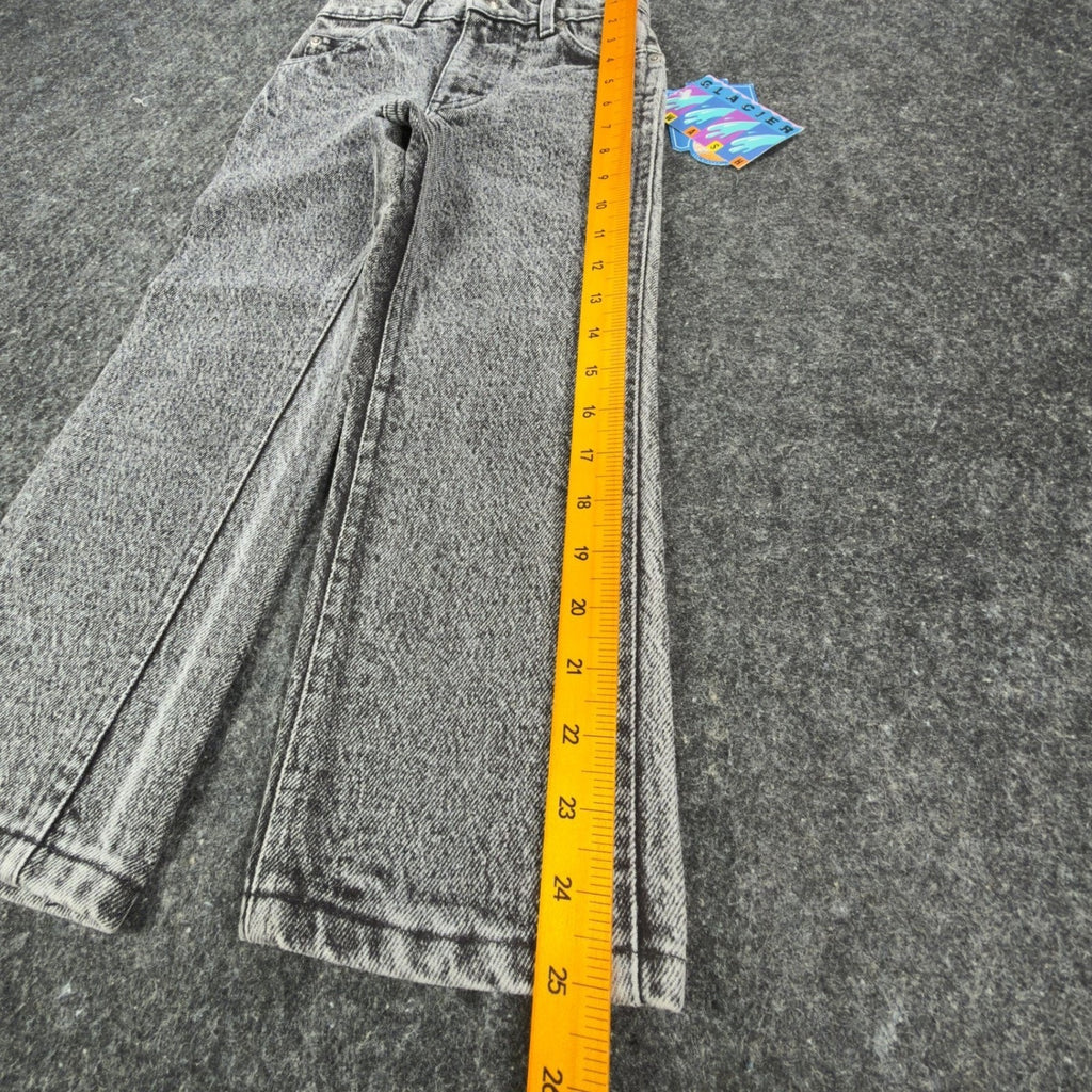 Lee Vintage 80s Riders Jeans Boys 5 Reg Glacier Acid Wash Denim NWT USA