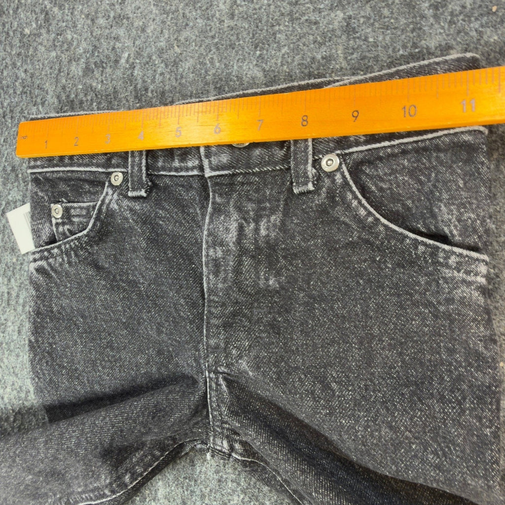 Vintage Lee Boys 5 Regular Riders Black Acid Wash Straight Leg Jeans NWT USA