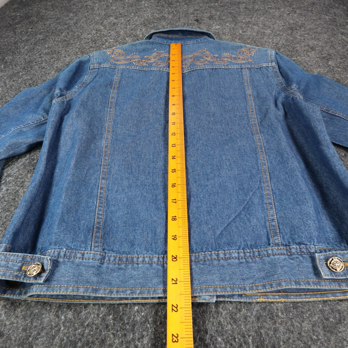 Southern Lady Denim Jacket Womens Small Blue Embroidered Cotton Trucker NWT