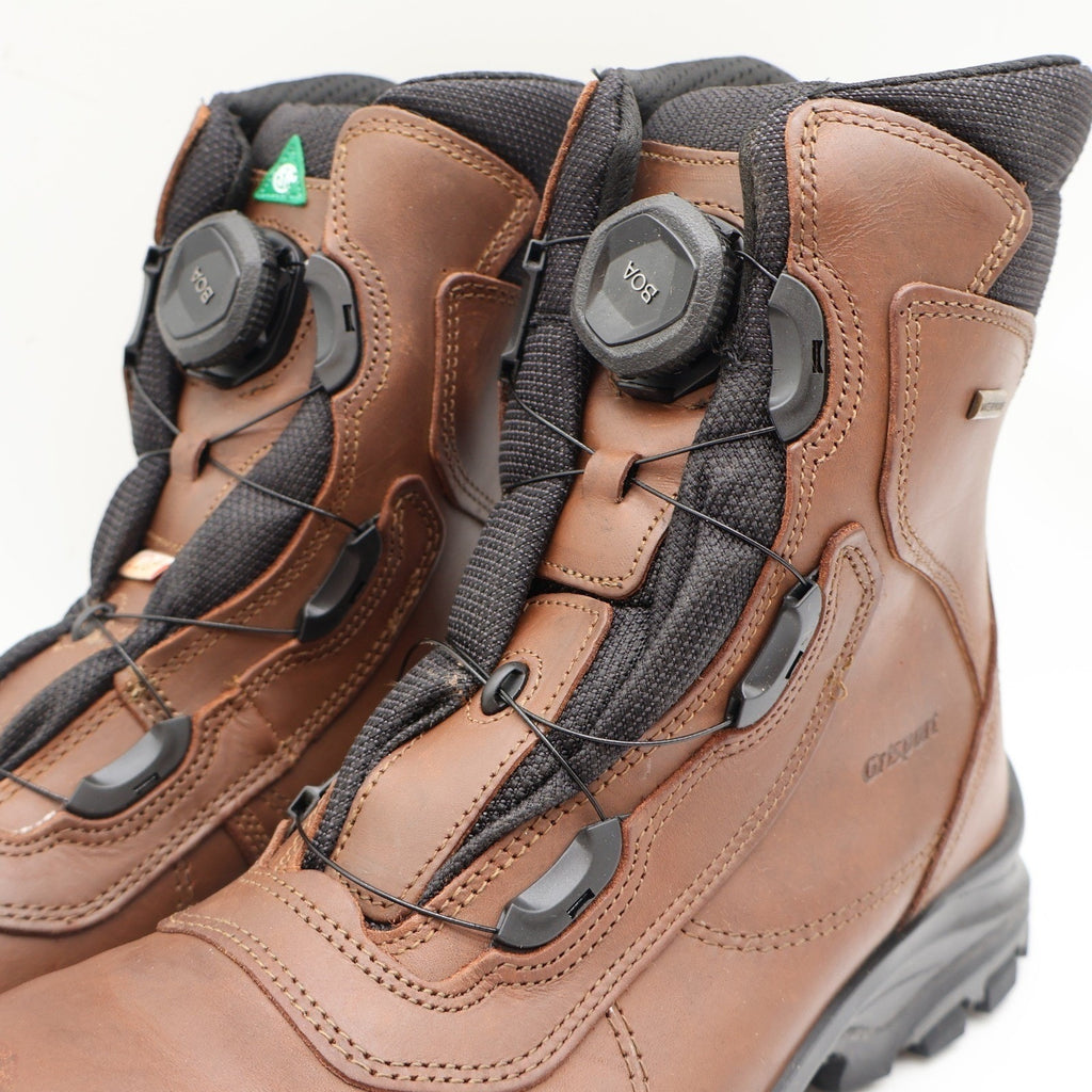 Grisport BOA Constructor Safety Boots Men 11 Brown Leather Waterproof 74693CD11K