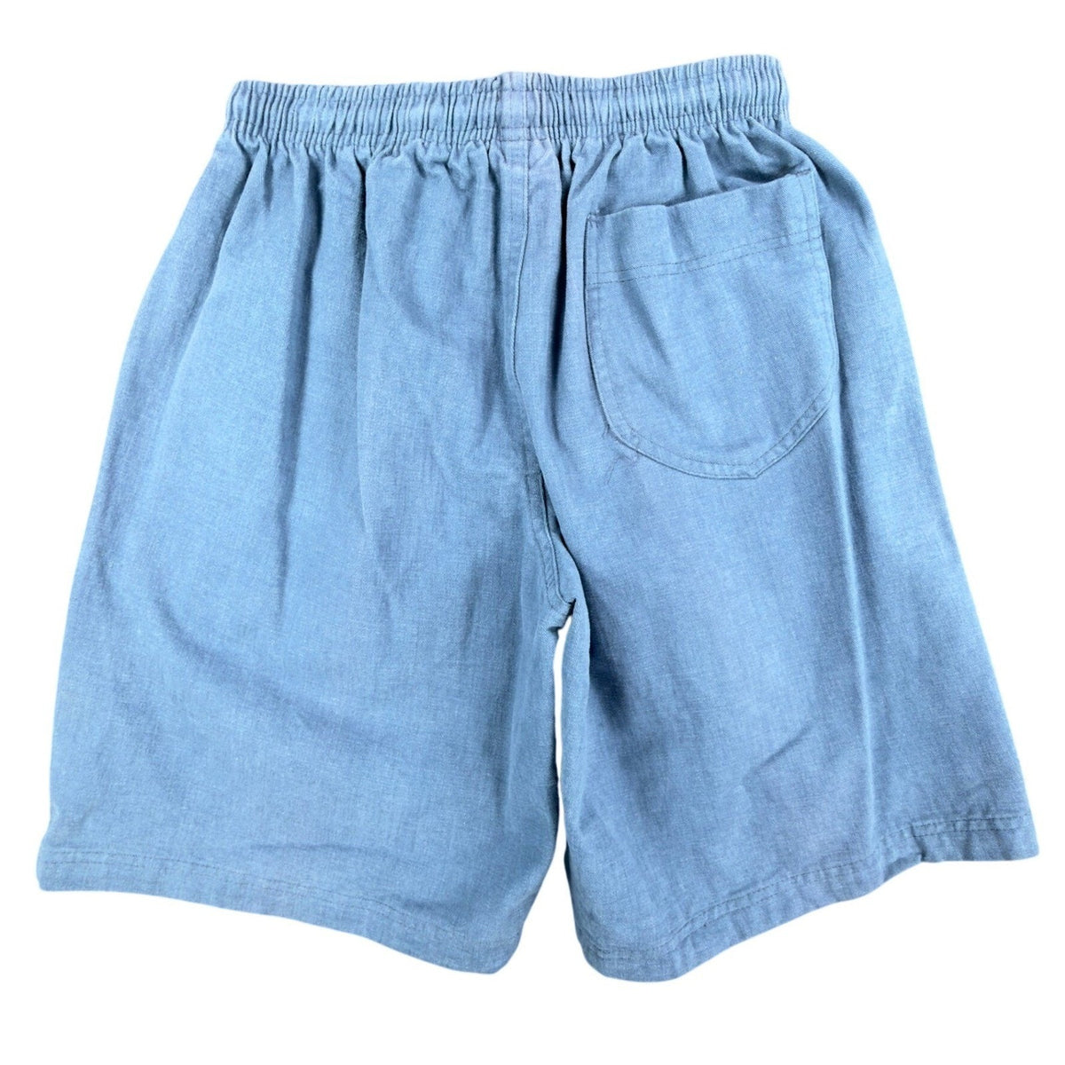 Quiksilver Vintage 90s Shorts Boys XL Blue Cotton Silver Edition NWT - take2supply