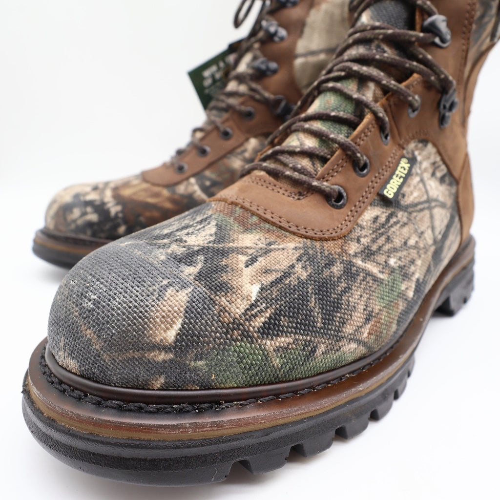 Rocky 9128 CornStalker Hunting Boots Mens 8.5 Camo Leather GORE-TEX New