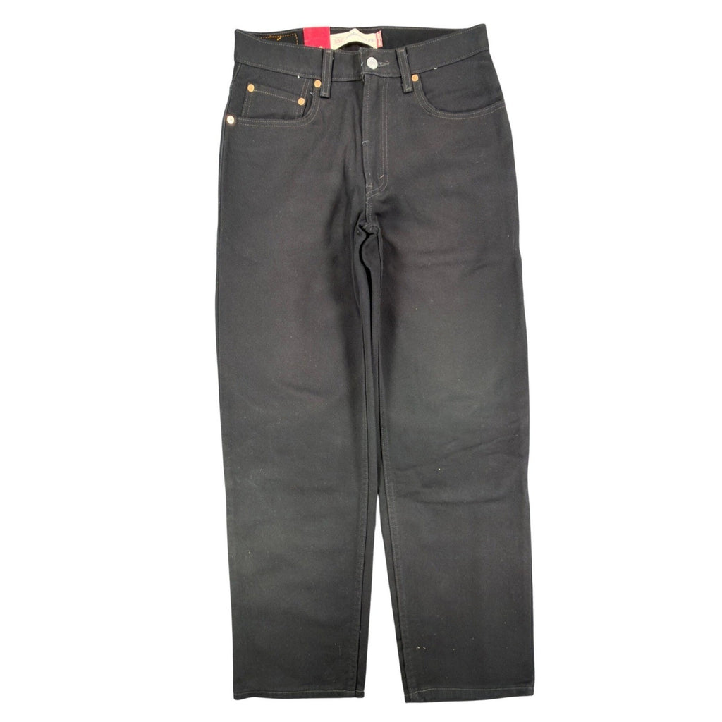 Levi's Y2K 550 Relaxed Fit Jeans Boys 30x30 Black Cotton Denim NWT