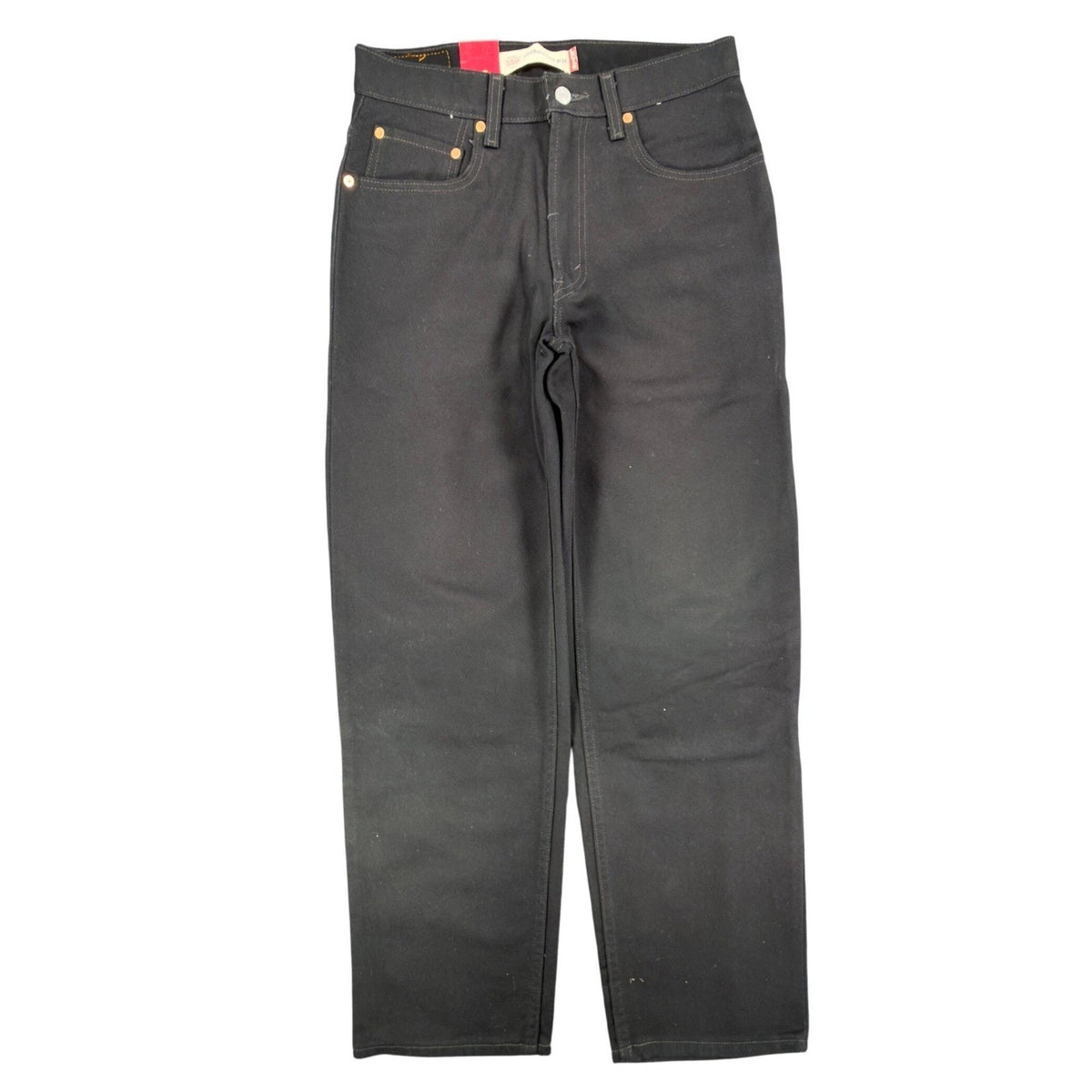Levi's Y2K 550 Relaxed Fit Jeans Boys 30x30 Black Cotton Denim NWT
