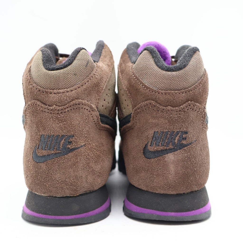 Vintage 1992 Nike Caldera 3/4 Plus Chocolate Suede Hiking Boots Men's 7 Deadstock