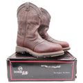 Double-H Roper Work Boots Mens 12 D Brown Leather Composite Toe DH5133 NWT Box