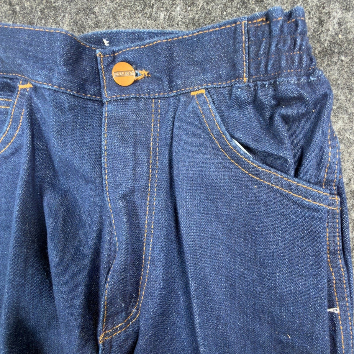Maverick Vintage 70s Flare Jeans Women 8 Blue Cotton Denim NWT Made in USA