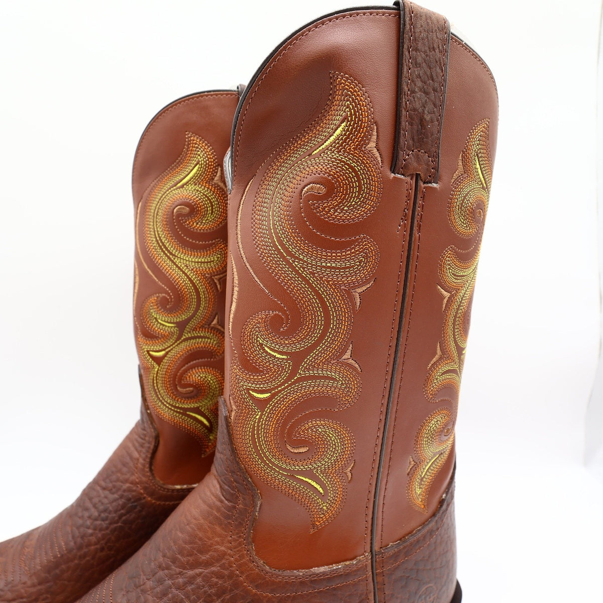 Double-H DH4417 R Toe Work Western Mustang Boots Mens 12 EE Rust NIB