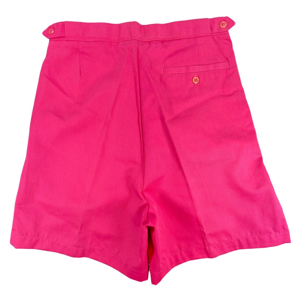 Northern Isles Shorts Womens 9/10 Vintage Pink Cotton Pleated Deadstock NWT