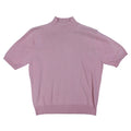 Nikki Petite Short Sleeve Mock Neck Sweater Small Pink Cotton Blend NWT C1004