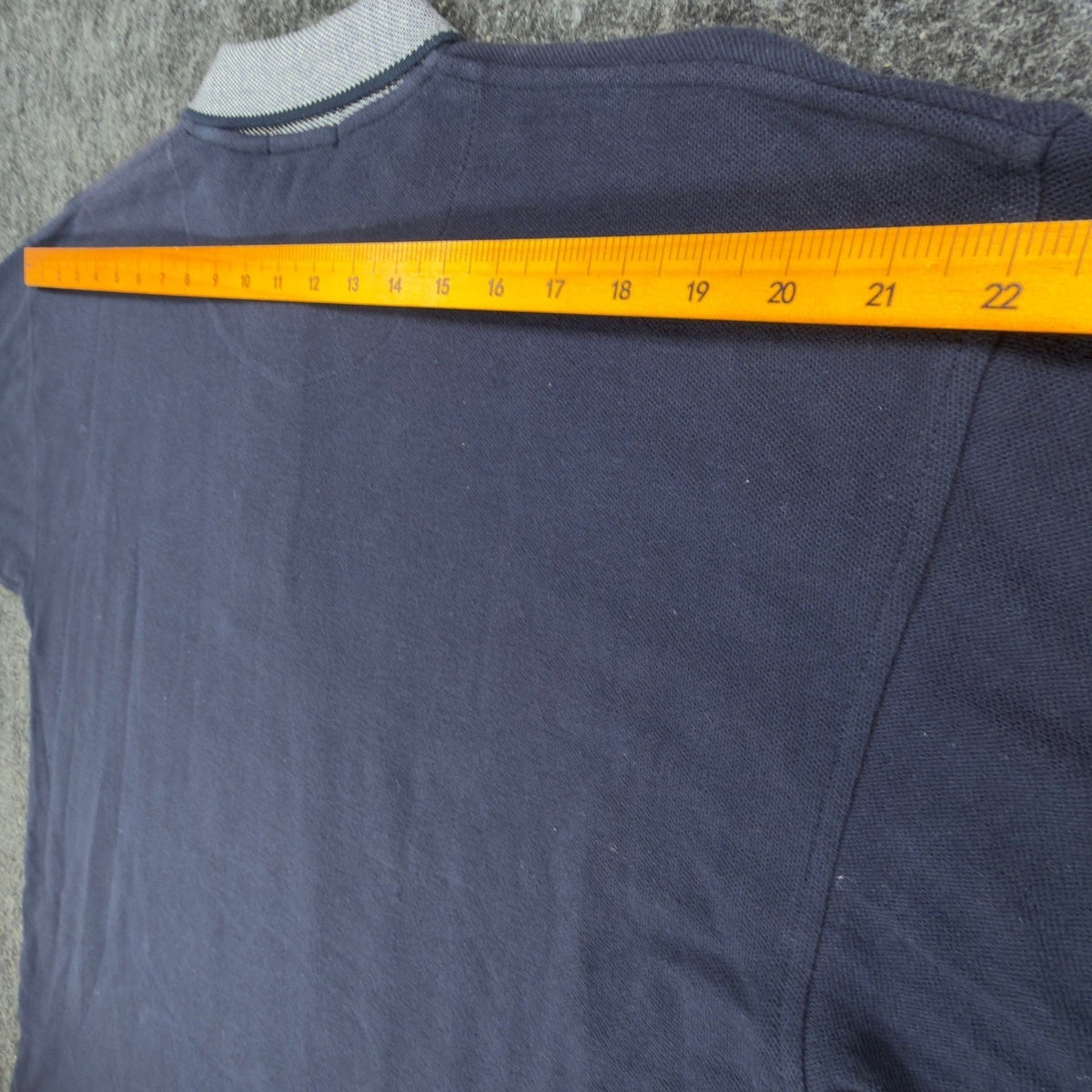 Vintage 90s WinnerMate Navy Cotton Pique Polo Shirt Men's Medium Deadstock
