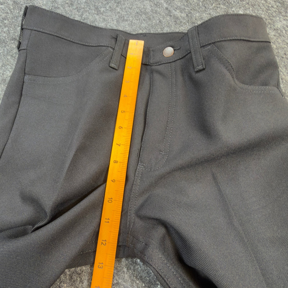 Wrangler Mens Y2K Wrancher Bootcut Dress Pants 34x30 Black Polyester NWT 82BK