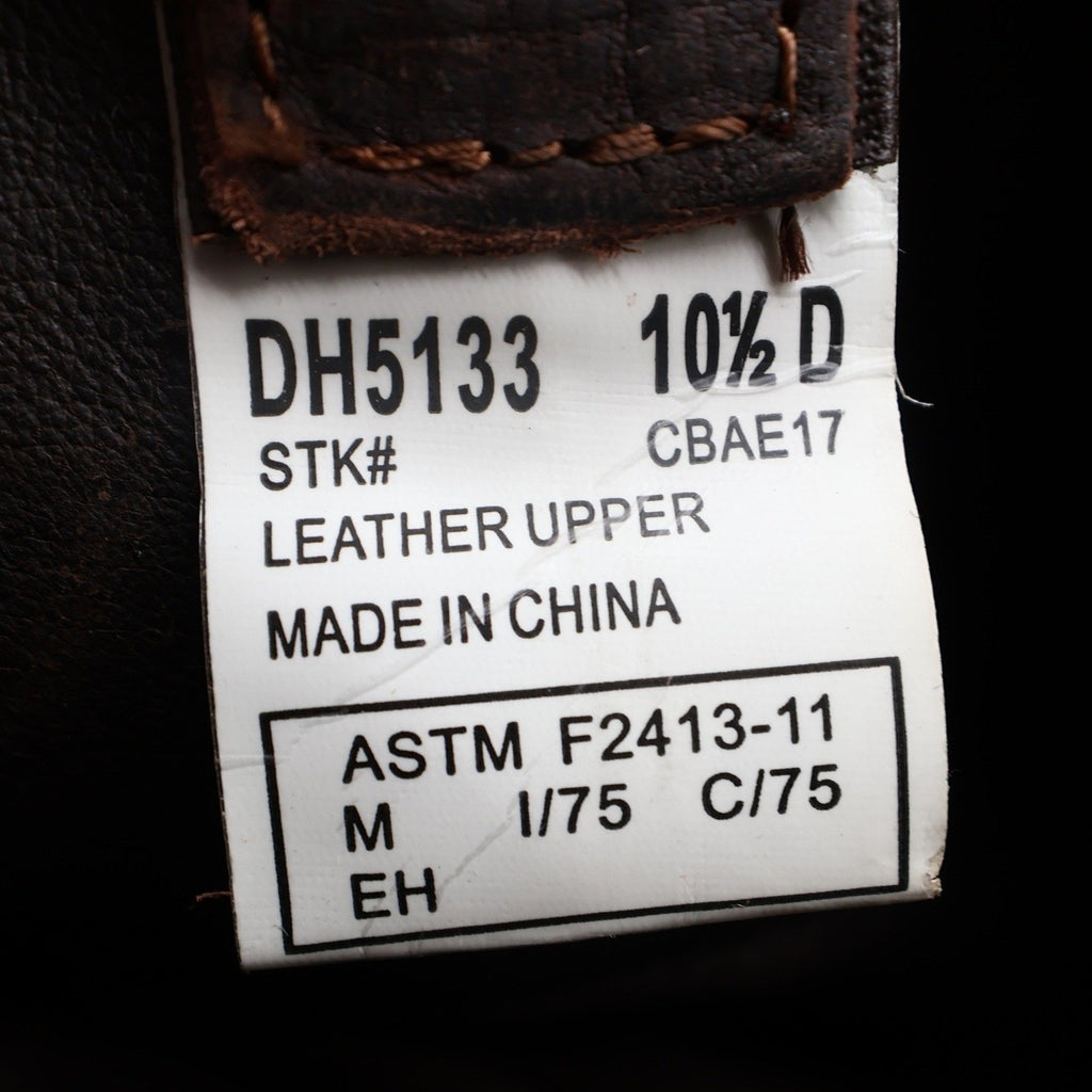 Double-H Modern Roper Boots Mens 10.5 D Brown Leather Composite Toe DH5133 NWT