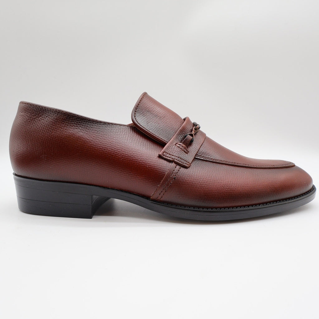 Barclay Loafers Mens 10 D Vintage Brown Bit Slip On Dress Shoes USA Made 96150