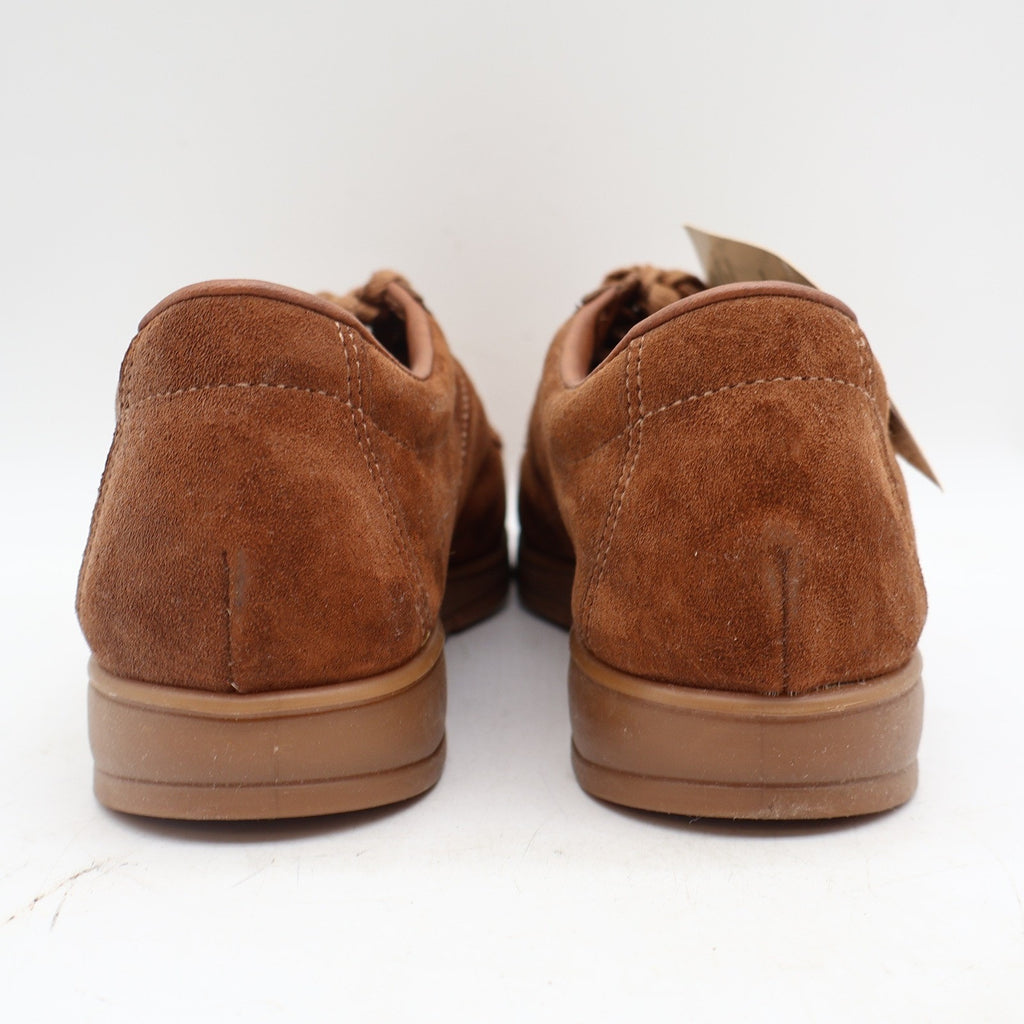 Vintage 90s Hush Puppies Cosmo Chestnut Suede Oxfords Men's 8M USA Deadstock