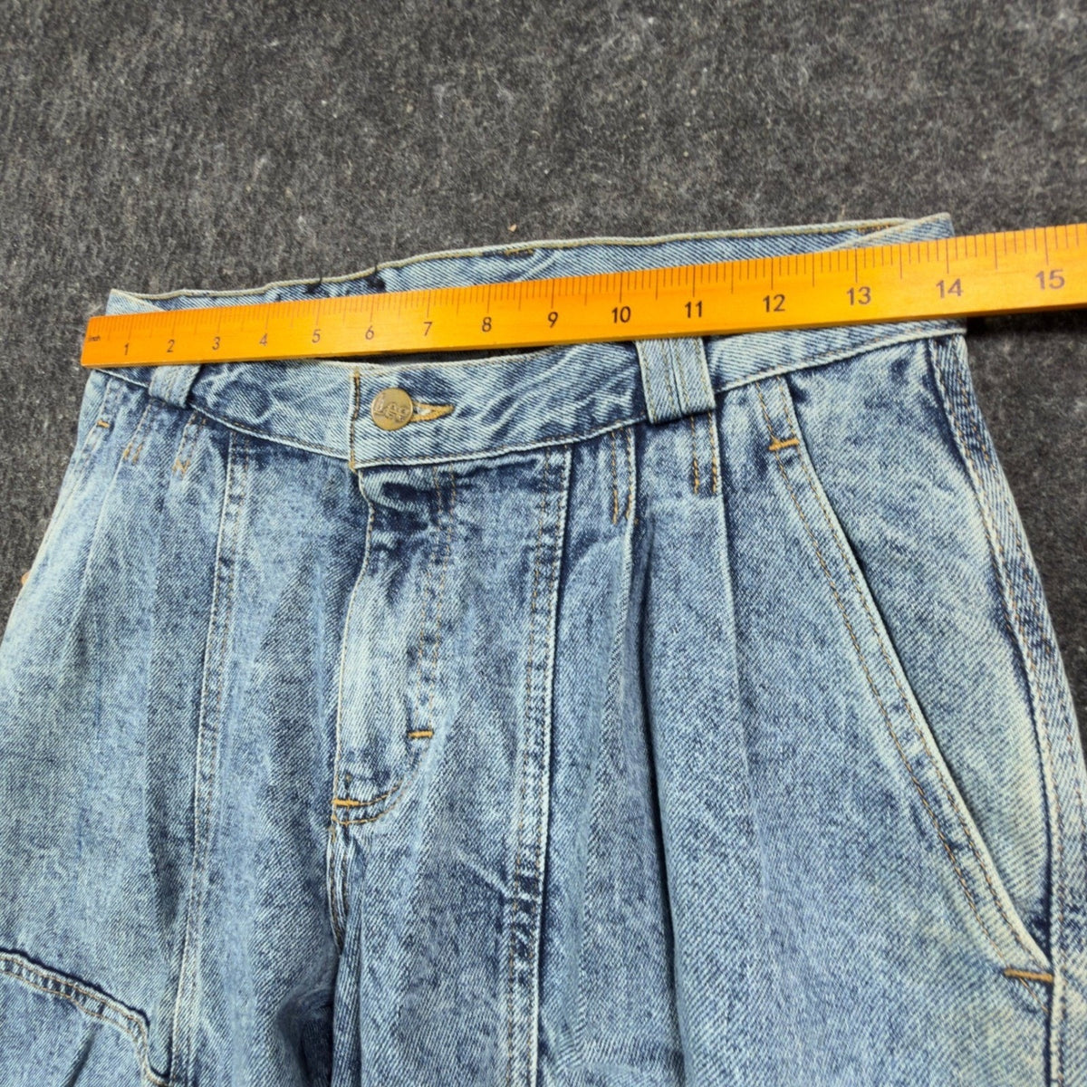 Lee Vintage 90s Air Gear Trekker Jeans Mens 28x34 Frost Indigo NWT New