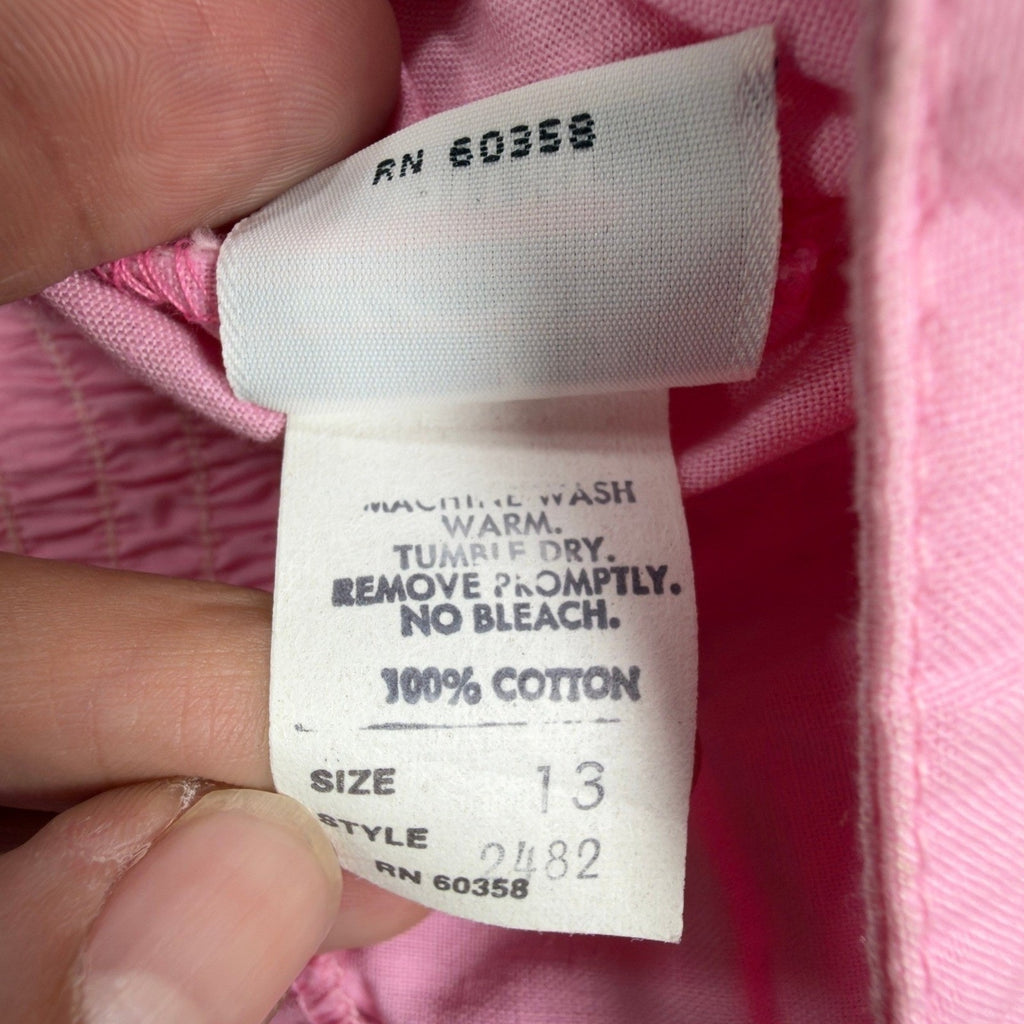 Catnip Vintage 80s High Waist Pleated Pants Womens 13 Pink Cotton NWT USA - take2supply