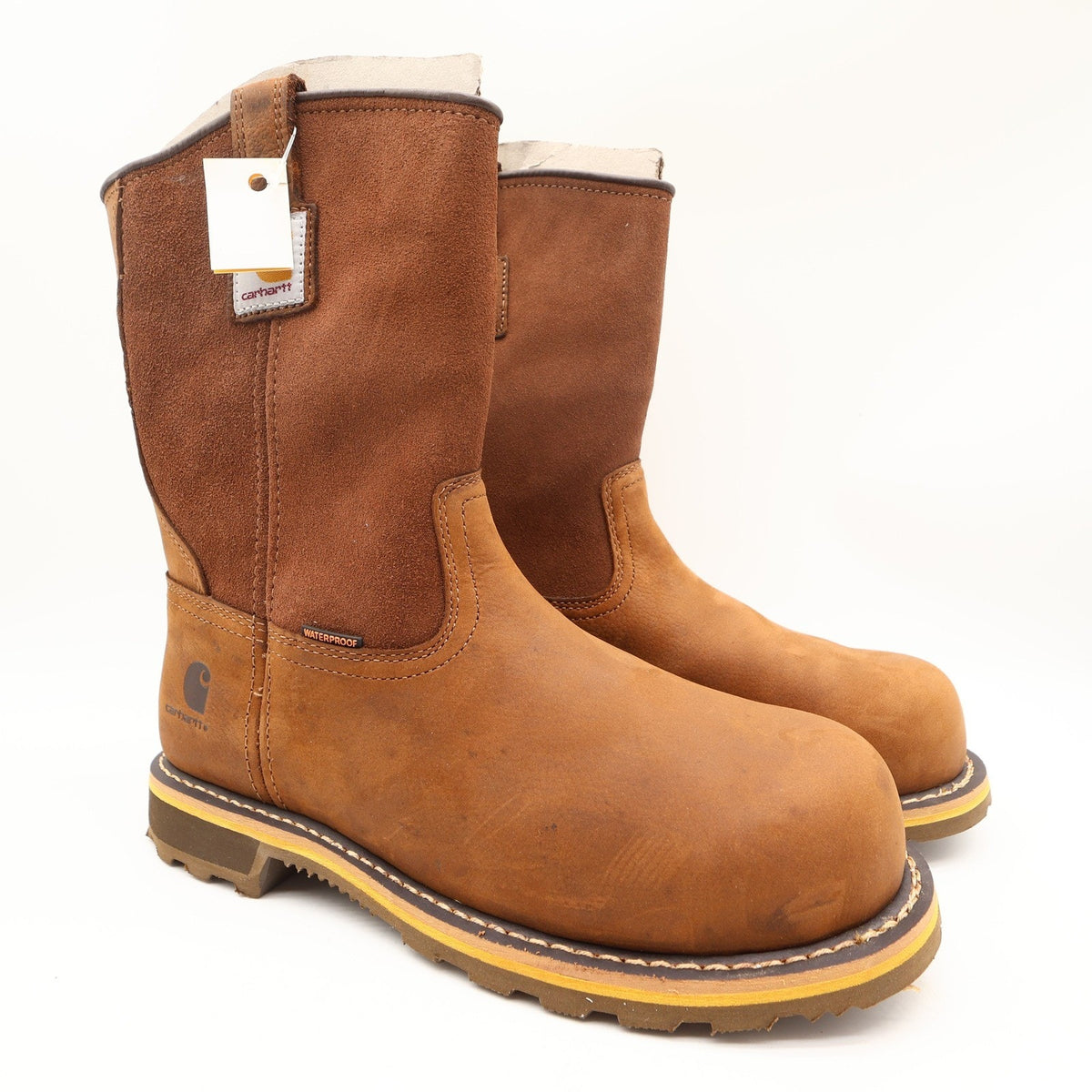 Carhartt Work Boots Mens 9 M Pull-On Waterproof Composite Toe CMP1453 NIB - take2supply