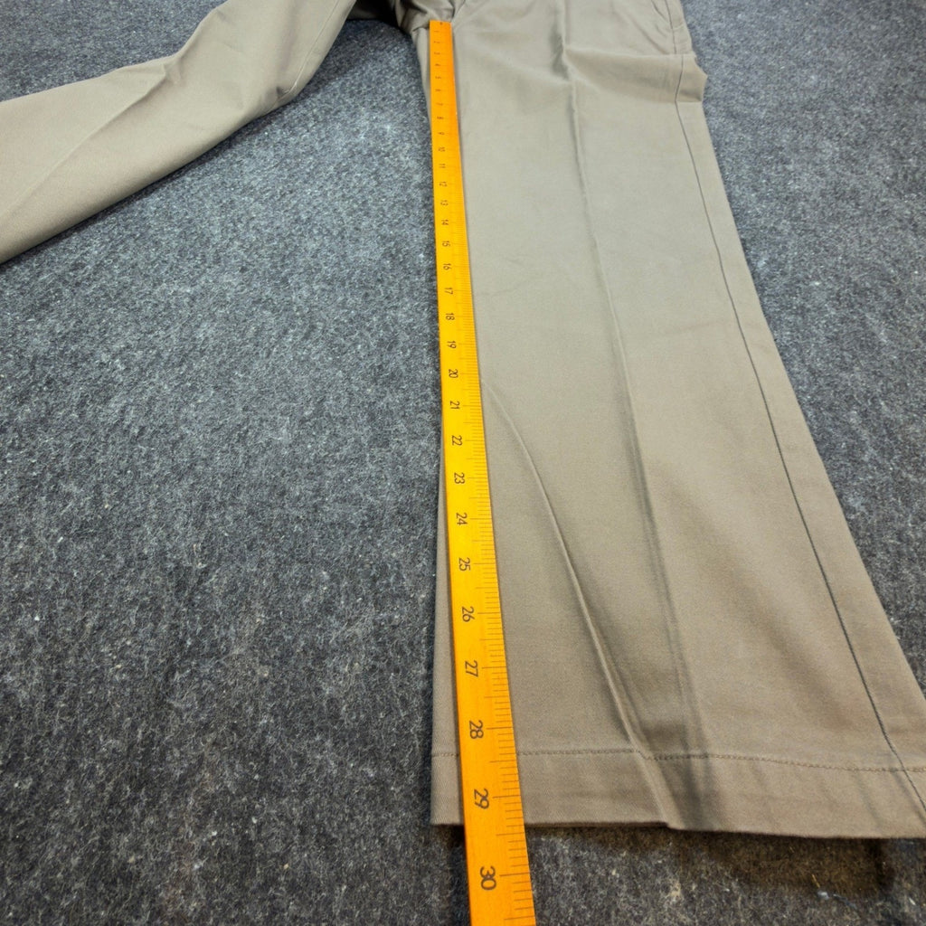 Duck Head Pants Mens 34x30 Flat Front Type 35 Original Classic Fit Olive Cotton