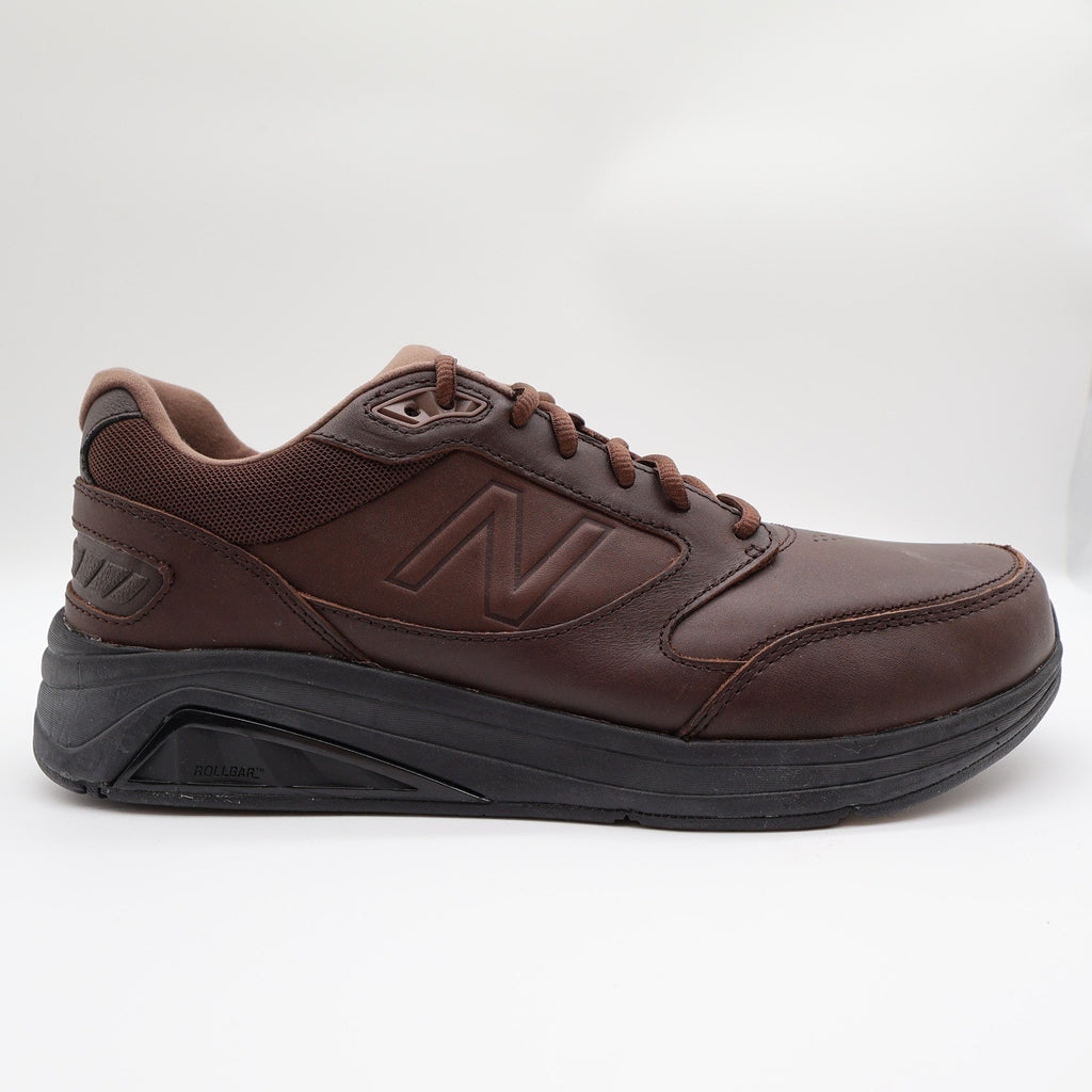 New Balance 928v2 Mens 10.5 Brown Leather Walking Shoes MW928BR2 Rollbar NEW