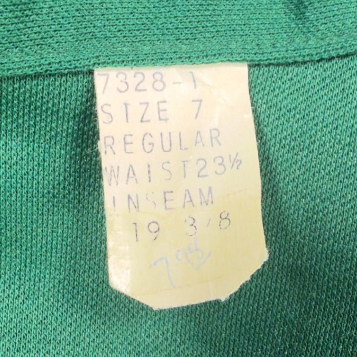 Toddly Winks Vintage 70s Pants Boys 7 Green Bell Bottom Flare USA NWT