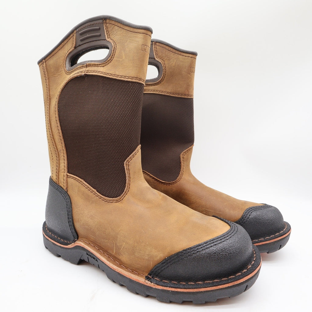 Worx by Red Wing 5715 Steel Toe Work Boots Mens 9.5 Brown Leather New No Box - take2supply