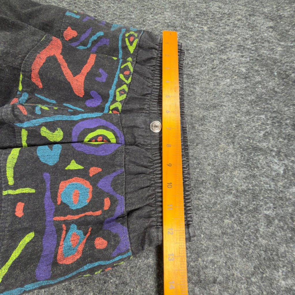 Levis Vintage 90s SilverTab Shorts Mens Small Black Abstract Print NWT Deadstock - take2supply