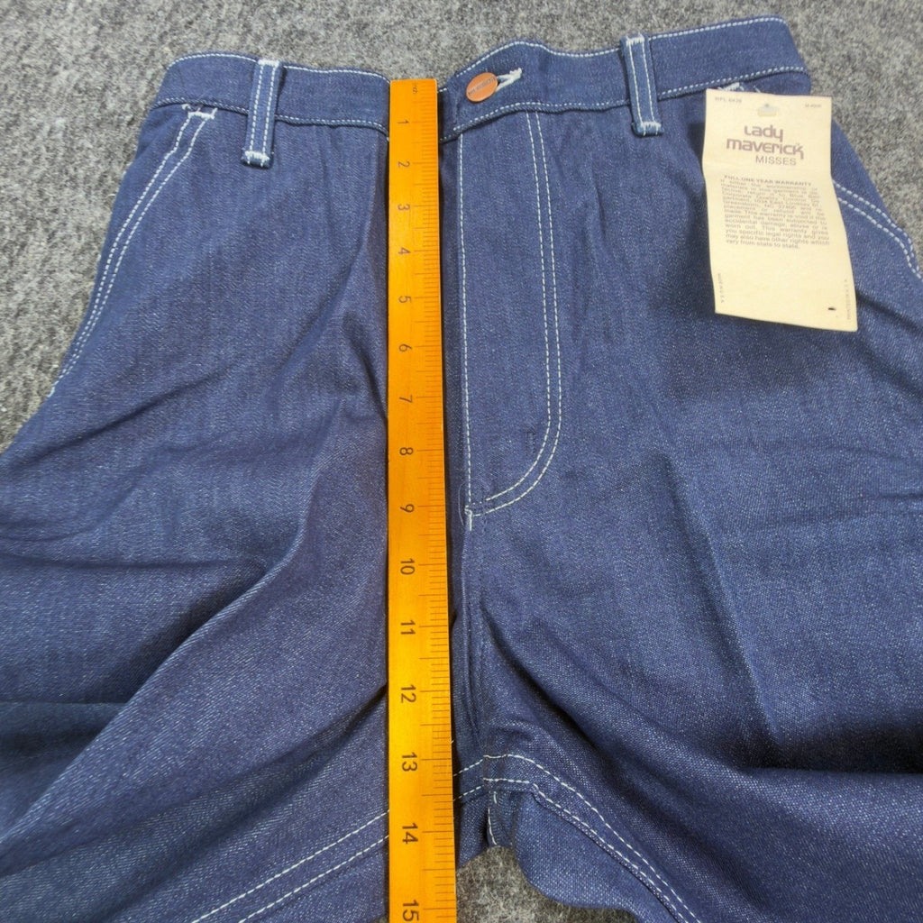 Lady Maverick Vintage 70s Jeans Women 10 Blue Denim High Waist NWT USA Made