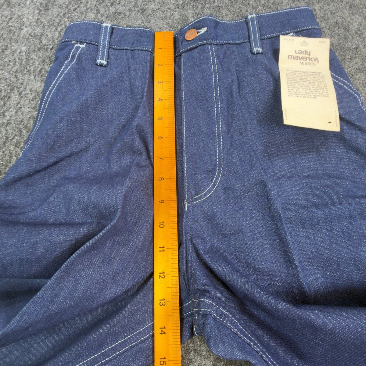 Lady Maverick Vintage 70s Jeans Women 10 Blue Denim High Waist NWT USA Made