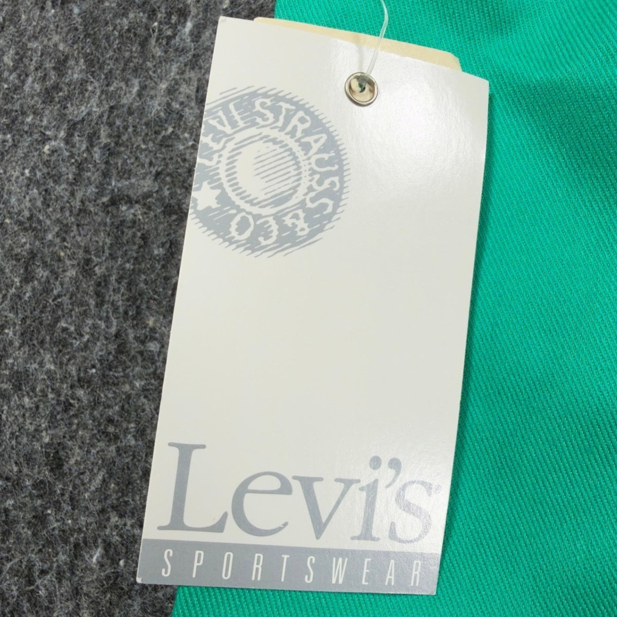 Levi's Vintage 80s Shorts Girls 14 Green Cotton Blend Deadstock NWT USA Made - take2supply