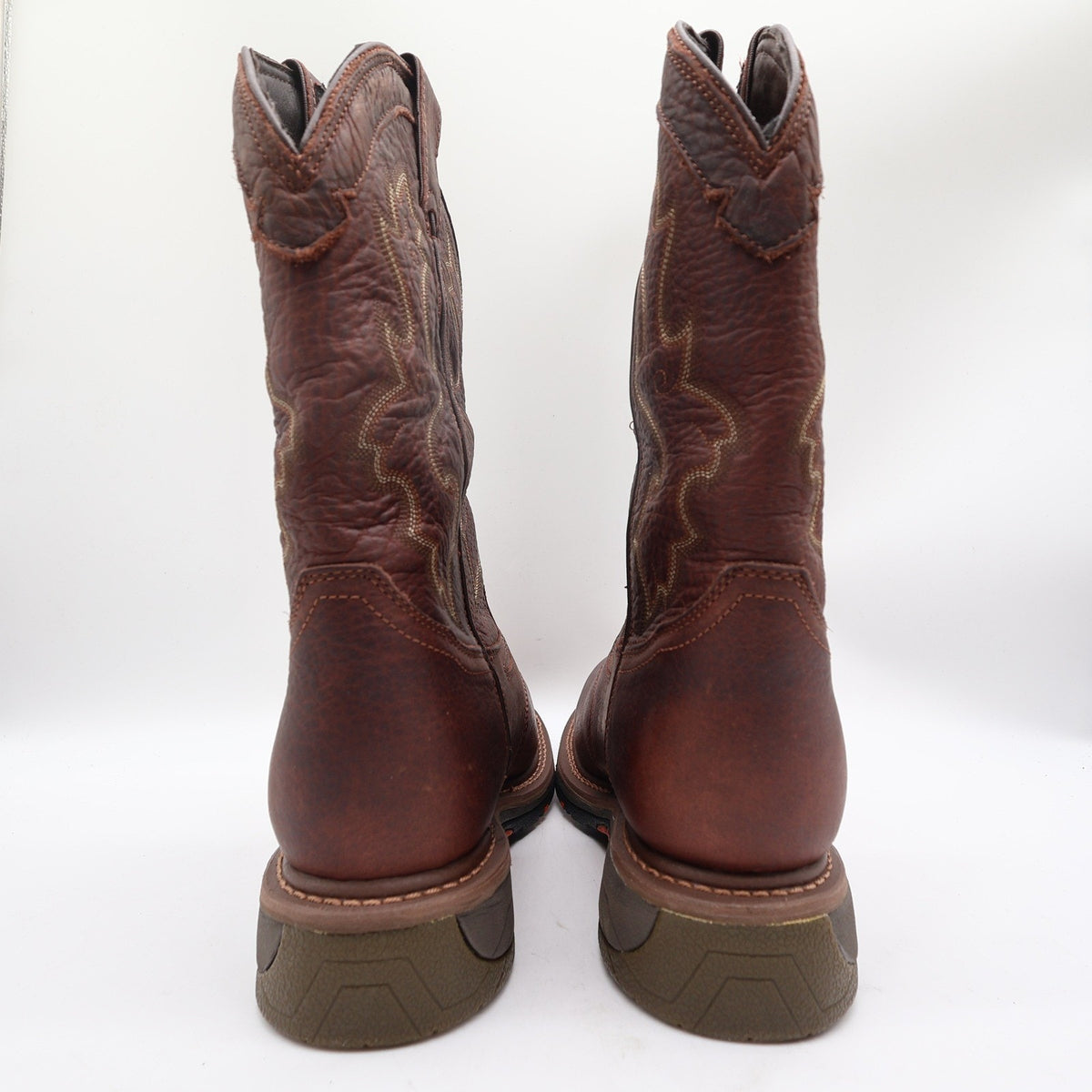 Double-H Modern Roper Boots Mens 10.5 D Brown Leather Composite Toe DH5133 NWT