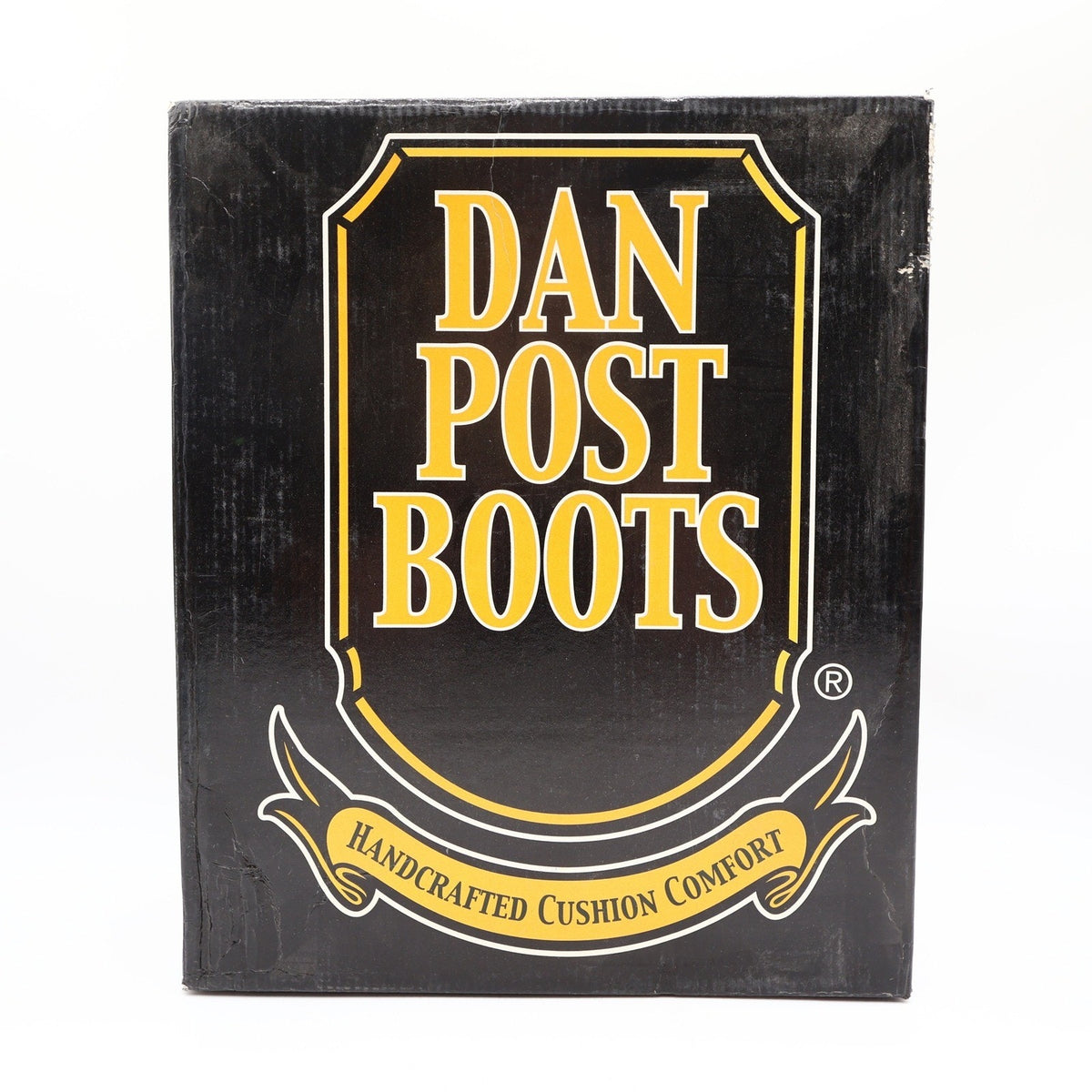 Dan Post Western Cowboy Boots Youth 4.5 D Black Leather Box NWT