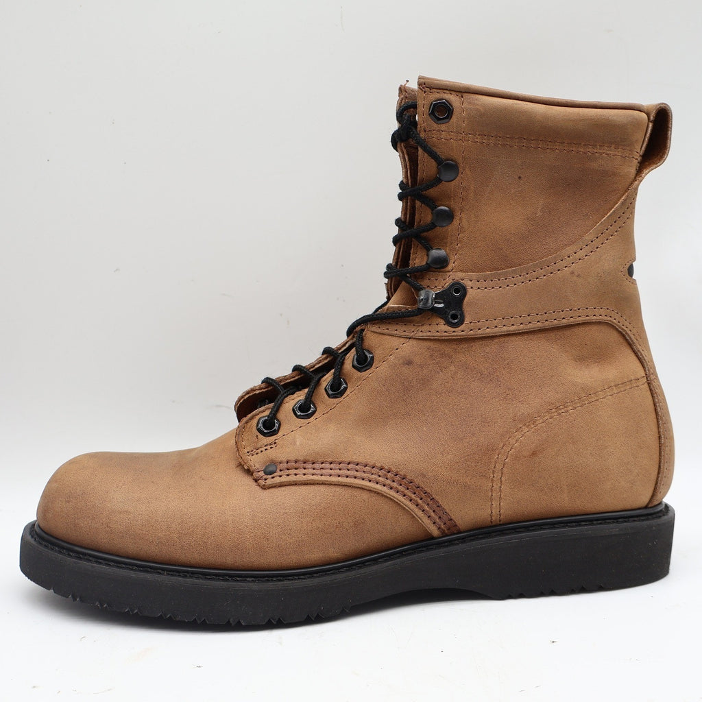 Carolina Work Boots Mens 11 D Vintage Brown Leather 4Comfort Made in USA 839 - take2supply