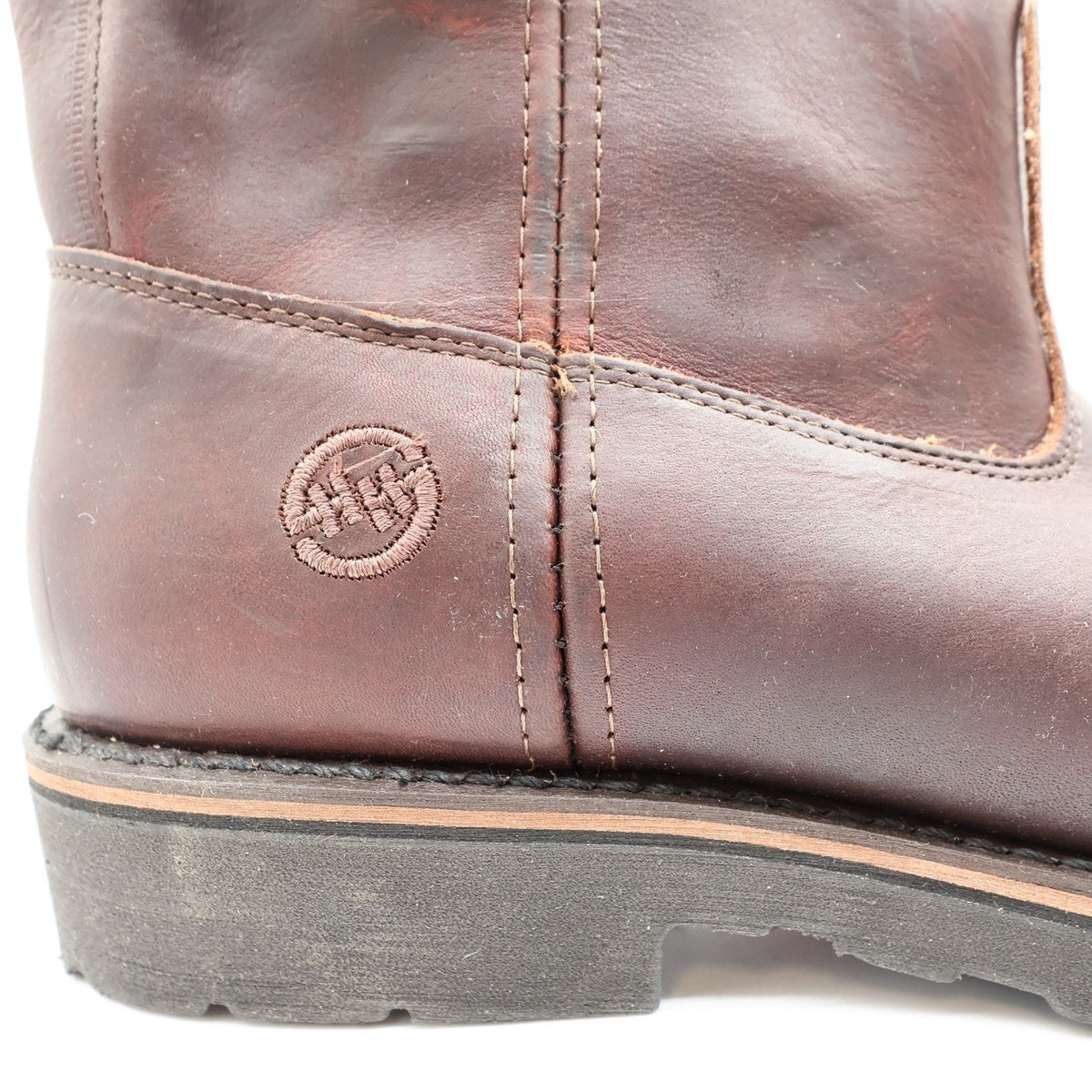 Double-H AG7 Ranchwell EH 3730 Boots Mens 13 D Brown Leather NWT Made in USA