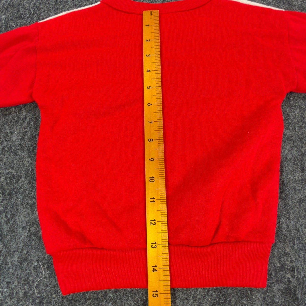 Vintage TMNT Sweatshirt Kids Medium 5-6 Red Raglan USA 1989