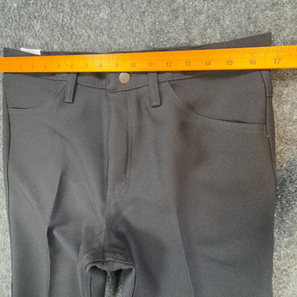 Wrangler Mens Y2K Wrancher Bootcut Dress Pants 34x30 Black Polyester NWT 82BK
